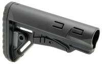 Тактический приклад DLG Tactical TBS Sharp с резиновым затыльником, черный
